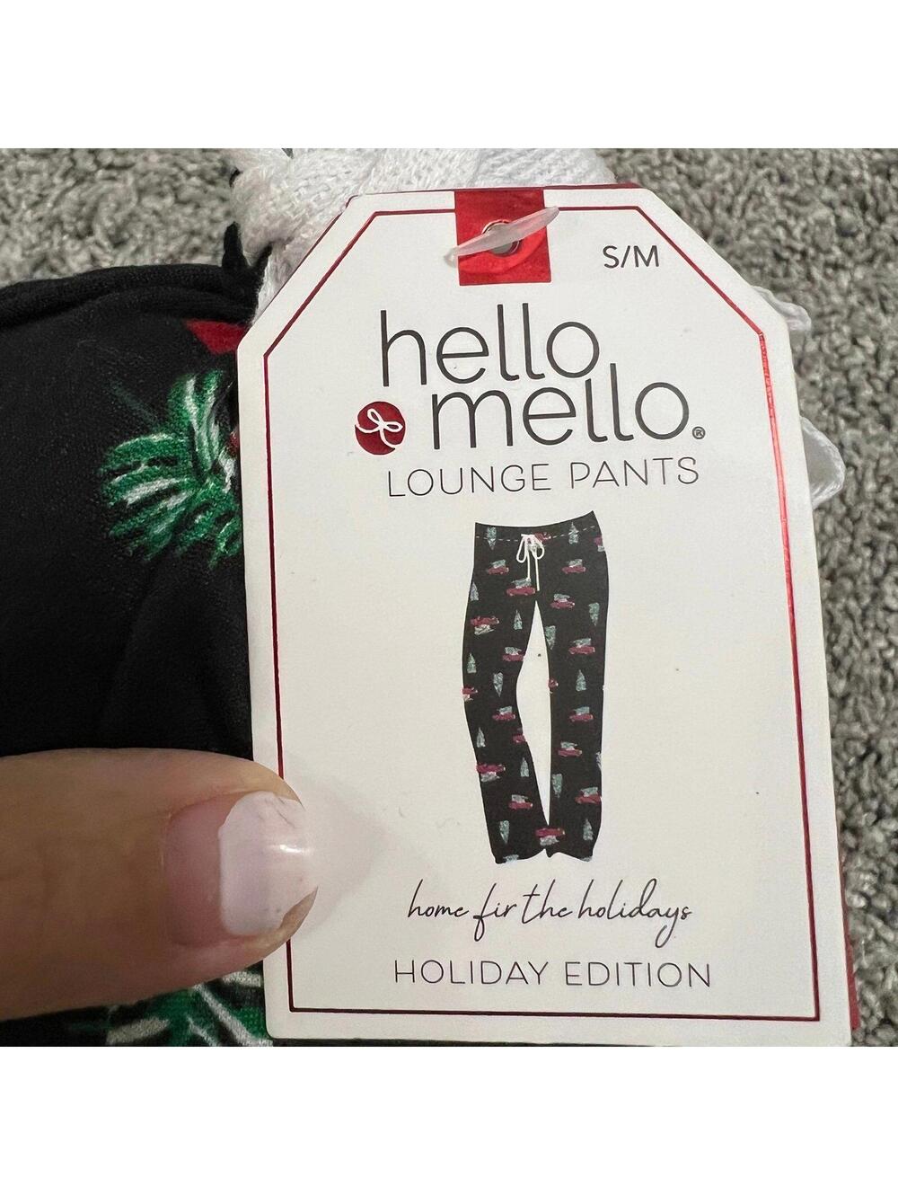 Hello Mello Women's Holiday Lounge Pants size S/M